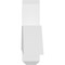 Ekena Millwork Eugene Architectural Grade PVC Gable Bracket, 72"W x 12"H x 4"D x 6"F, 4/12 Pitch GBP072X12X0406EUG00 - alternate 5